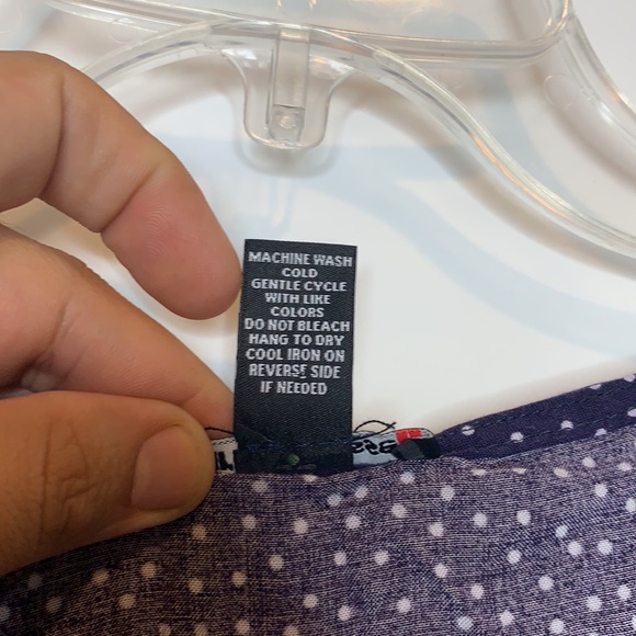 Charlotte Russe Polka Dot Top 3X PLUS SIZE - Picture 5 of 6